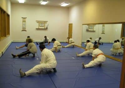 Jujitsu class in the Dance Studio