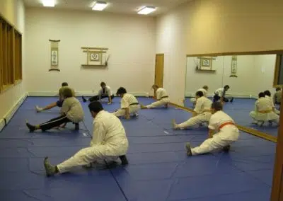 Jujitsu class in the Dance Studio